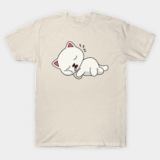 Sleeping Cat Version 1 T-Shirt